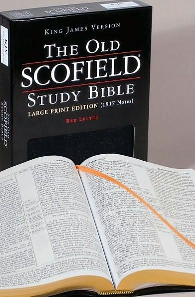 The Old Scofield® Study Bible, KJV, Large Print Edition (Black Bonded Leather)