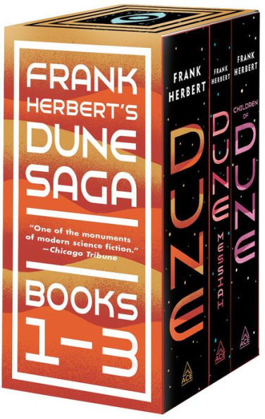 Frank Herbert's Dune Saga 3-Book Boxed Set: Dune, Dune Messiah, and Children of Dune