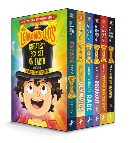 Mr. Lemoncello's Greatest Box Set on Earth: Books 1-6