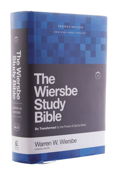 NKJV, Wiersbe Study Bible, Hardcover, Red Letter, Comfort Print: Be Transformed by the Power of God's Word