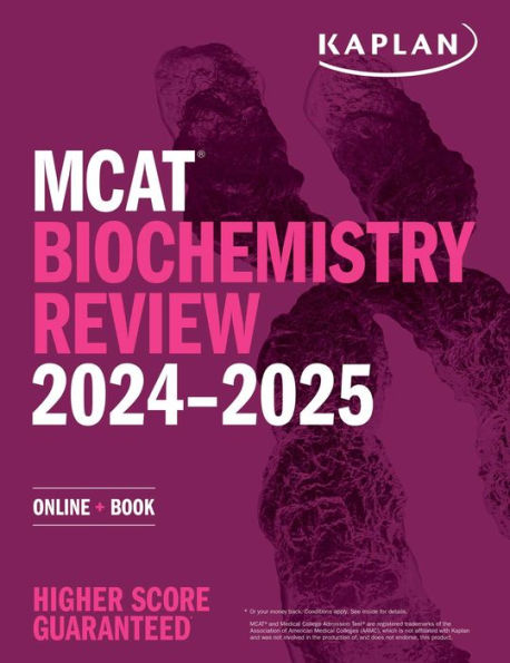 MCAT Biochemistry Review 2024-2025: Online + Book