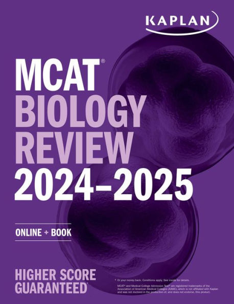 MCAT Biology Review 2024-2025: Online + Book