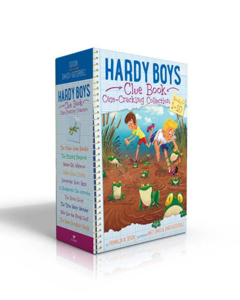 Hardy Boys Clue Book Case-Cracking Collection (Boxed Set): The Video Game Bandit; The Missing Playbook; Water-Ski Wipeout; Talent Show Tricks; Scavenger Hunt Heist; A Skateboard Cat-astrophe; The Pirate Ghost; The Time Warp Wonder; Who Let the Frogs Out?;