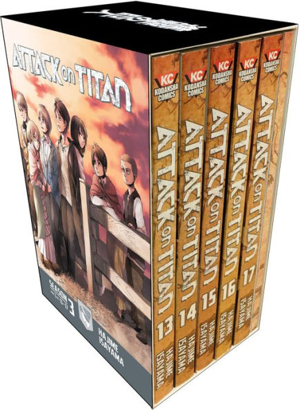 Attack on Titan Season 3 Part 1 Manga Box Set