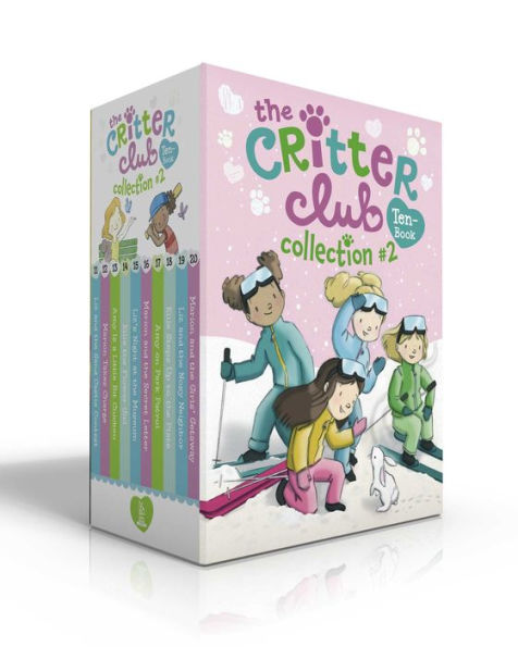 The Critter Club Ten-Book Collection #2 (Boxed Set): Liz and the Sand Castle Contest; Marion Takes Charge; Amy Is a Little Bit Chicken; Ellie the Flower Girl; Liz's Night at the Museum; Marion and the Secret Letter; Amy on Park Patrol; Ellie Steps Up to t