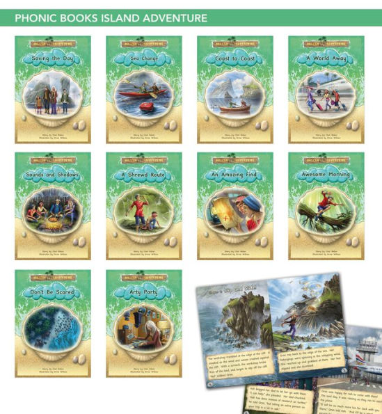 Phonic Books Island Adventure: Decodable Books for Older Readers (Alternative Vowel Spellings)